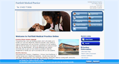 Desktop Screenshot of fairfieldsurgery.com